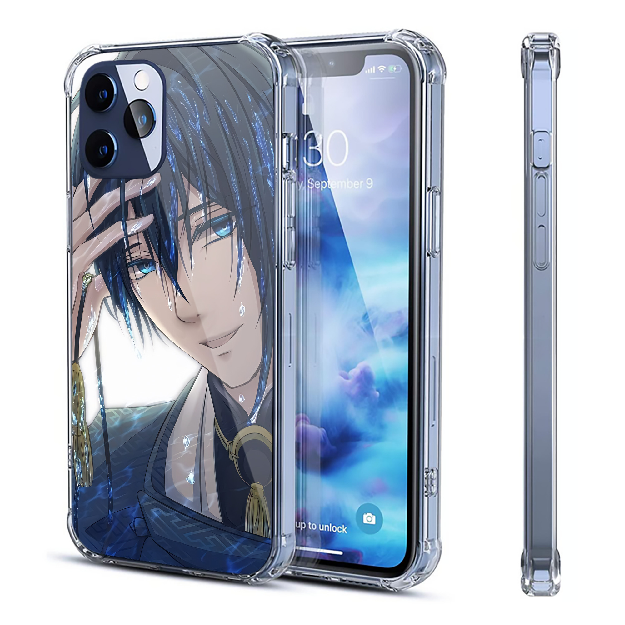 （画像用） 刀剣乱舞 Touken Ranbu 【iPhone 12シリーズ対応】透明スマホケース（クリアソフトケース）